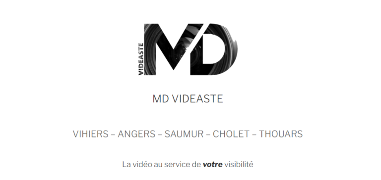 Logo md videaste - la vidéo au service de votre visibilité